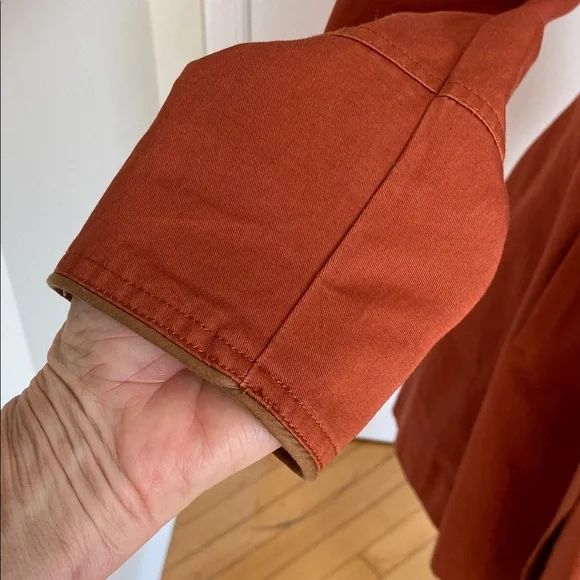 Pink Martini Terracotta belted Trench Coat Size X-Small will fit Small to Medium - Picture 11 of 17
